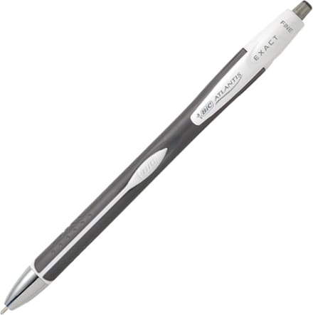 BIC Atlantis Exact Balpen Zwart - Precisie en Vloeiend Schrijven