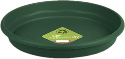 Hega Hogar Opvangbord - groen - kunststof - D29 cm - onderschaal/opvangbord
