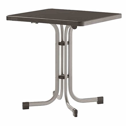 Klaptafel 70 x 70 cm met Weerbestendig Tafelblad en Inklapfunctie