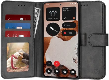 Hoesje geschikt voor Nothing CMF Phone 2 Pro - Techsuit Diary Book Wallet Case - Zwart