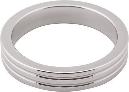 Cockring met groeven RVS 10 mm Ø 40 mm