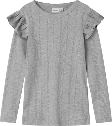 NAME IT - NMFJULIA LS SLIM TOP NOOS - Meisjes - Blouses