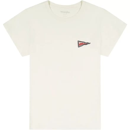 Dames-T-shirt Wrangler Shrunken Band Vintage