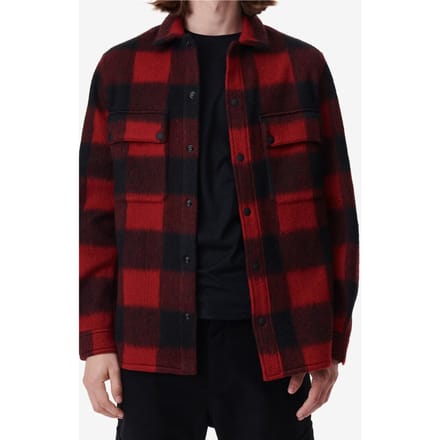IRO Paris Ilario Overshirt Mixed Red Größe: S | Casual hemden Outlet | Herren | Rot
