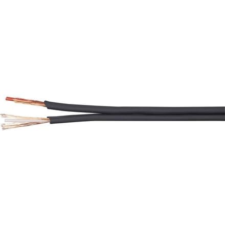 BKL Electronic 1106001/50 Audiokabel 2 x 0.14 mm² Zwart 50 m