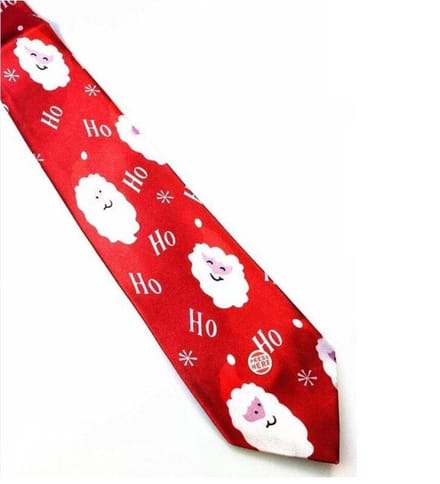 Kerst Stropdas - Kerstman Ho Ho Ho - 1 stuks