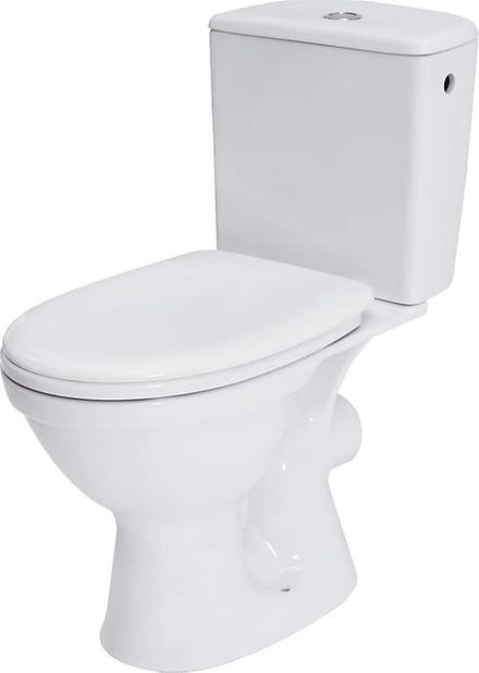 Staand toilet met spoelbak, softclose wc-bril, geschikt voor horizontale afvoer