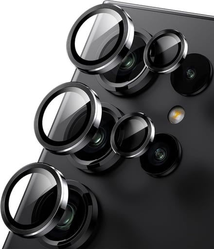 Camera Screenprotector geschikt voor Samsung Galaxy S24 Ultra - Volledig Dekkend Glas Screen Protector
