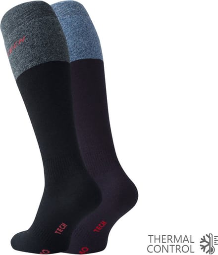 Thermo Tech werksokken heren 43 46 - thermo sokken - kniekousen - 2 paar