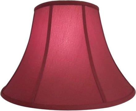 Linnen Lampenkap - Stoffen Kap - Sfeerverlichting Maken - Handgemaakt Ontwerp - 50cm Diameter - Rood