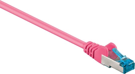 Goobay - S/FTP netwerkkabel CAT6a - Roze - 1 meter