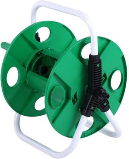 Tuinslanghouder - Slanghaspel - Tuinonderhoud - Robuust ontwerp - 25 meter capaciteit - Groen