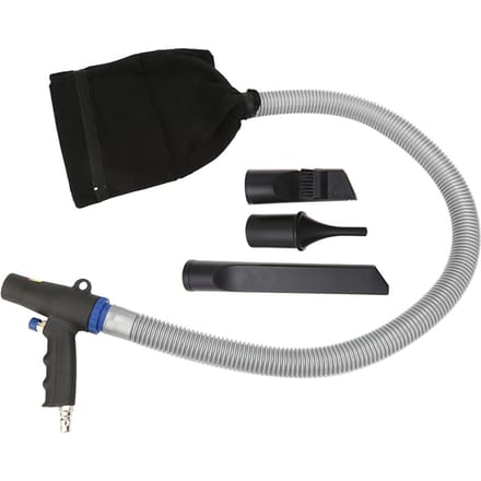 Hogedruk Luchtstofzuiger Compressor Blaas Zuigpistool Type Pneumatisch Reinigingsgereedschap black