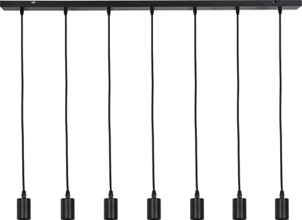 Light & Living Brandon Hanglamp - Zwart - 7L