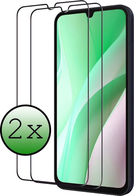 Screenprotector - 2 Stuks Geschikt voor Samsung Galaxy A15 - Full Cover - Beschermglas - Gehard Glas - Tempered Glass - Screen Protector