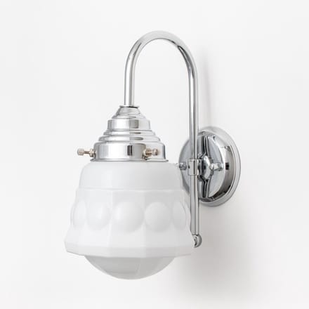 Wandlamp Weimar Meander Chroom - Art Deco Trade