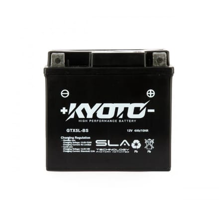 SLA-accu Kyoto voor Scooter Sym 50 Mio YTX5L-BS / 12V 4Ah Nieuw