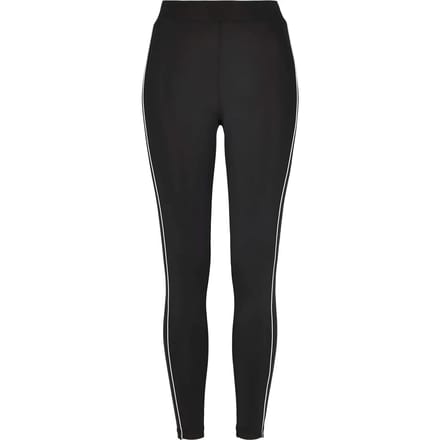 Urban Classics - High Waist Reflective Sportlegging - XS - Zwart
