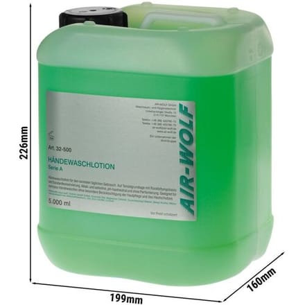 AIR-WOLF Handwaslotion - 4x 5 liter