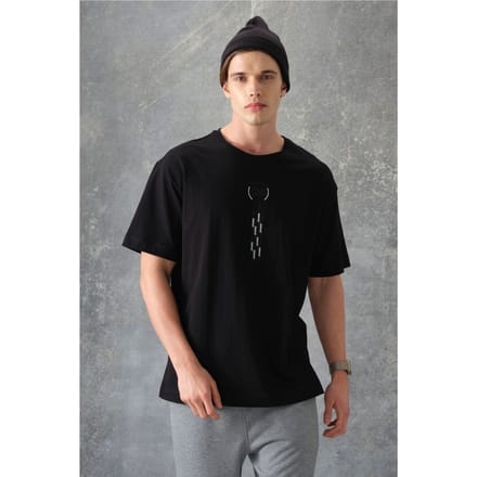 Oversized Katoenen Crew Neck T-Shirt