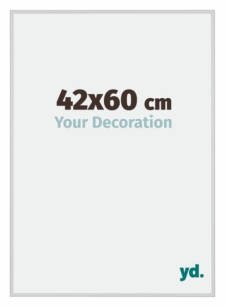 Your Decoration - Fotolijst 42x60 cm - Aluminium - Zilver Mat - Miami