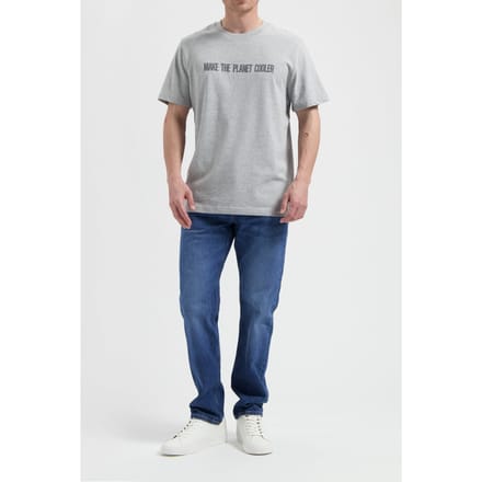 Mud Jeans Robin Tee Heather Grey Taglia: XXS | Maglie Sportivi Outlet | Unisex | Grigio