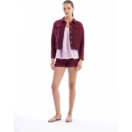 Linnen shorts voor dames Haris Cotton Essentials