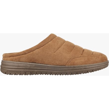 Skechers Relaxed Fit: Murette Garvanza Heren Tan Muiltjes Van Microvezel