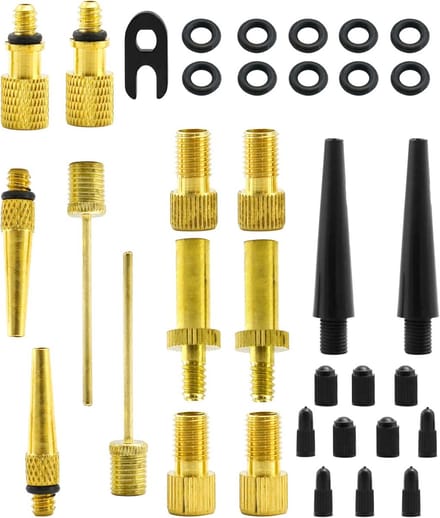 35 Delige Set Fietspomp Adapters voor Alle Fietsventielen
