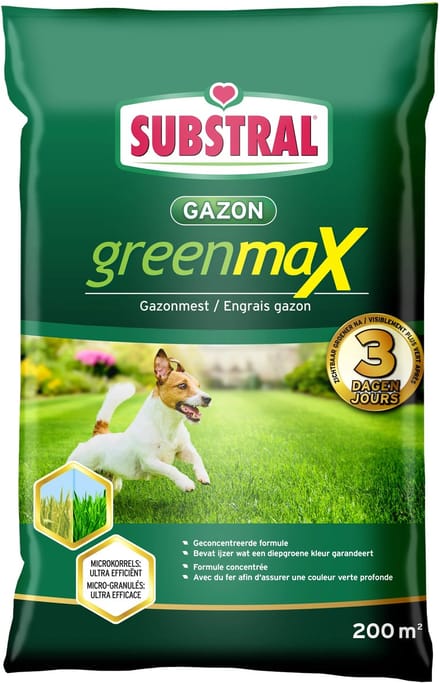 Evergreen Gazon zichtbaar groener in 3 dagen