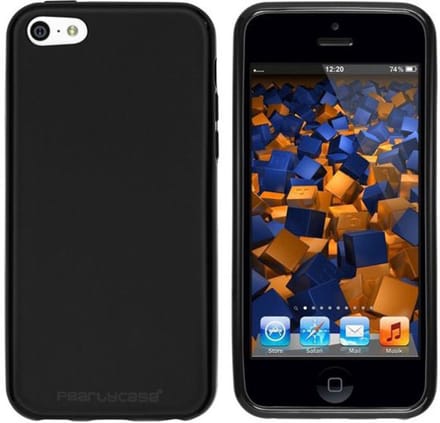 Pearlycase  smartphone hoesje tpu siliconen case zwart voor Apple iPhone 5c