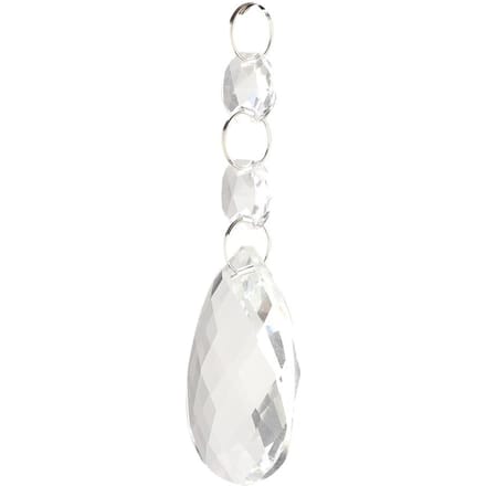 1 stuks Transparant Kristalglas Hangende Strengen Knutseldecoratie Accessoires(#6) white
