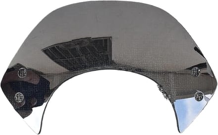 Motorfiets Windscherm - Winddeflector Kuipruit - Bescherming Tegen Wind - Sterk ABS Materiaal - Breed Ontwerp - Zwart