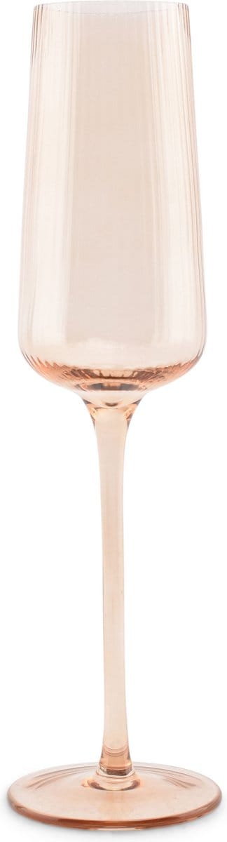 S|P Collection Champagneglas 24cl amber Ray - set/4