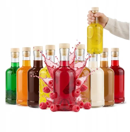 Bimberek - Glazen Flesjes - 250ml - Elegant Ontwerp - Universeel Gebruik