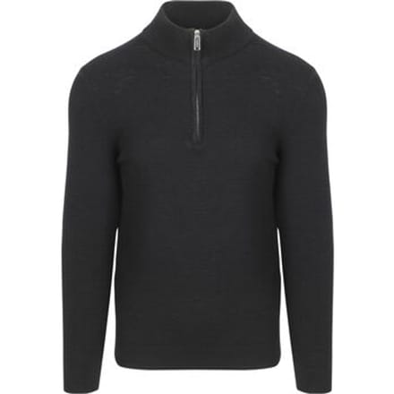 Sweaters Profuomo Half Zip Pullover Structure Navy