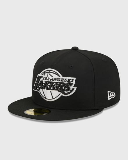 HWC 31587 59FIFTY BLKBLKWHI LOS ANGELES LAKERS