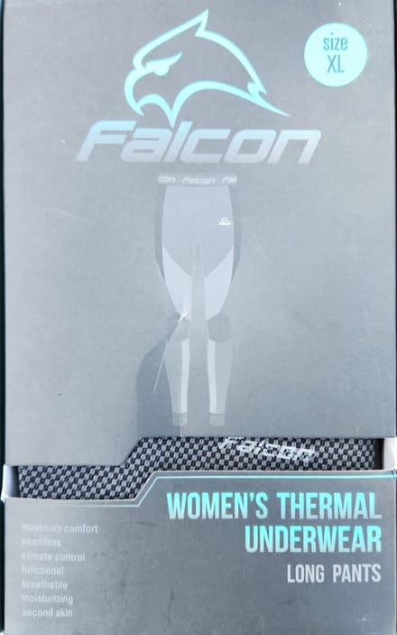 Falcon - Women's thermal underwear - Long pants - maat XL - maximum comfort - seamless - climate control - functional - breathable - moisturizing - second skin