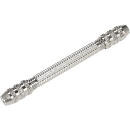 Mini Micro Handboor 10 stuks High-speed Steel Spiraalboren Bits Houder Set DIY Dubbele Chuck HSS Tool