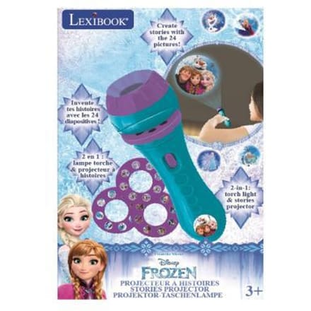 Disney Lexibook Frozen II Stories Projector projectie-zaklamp met 24 plaatjes Lampen
