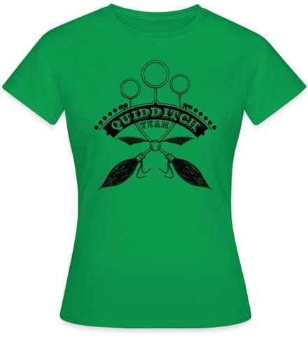 Harry Potter Quidditch Team black T-Shirt Dames