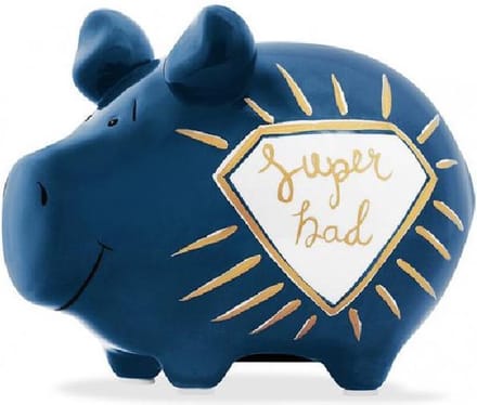 Spaarpot spaarvarken voor vader super dad