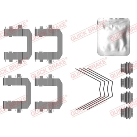 Toebehorenset, schijfremblok QUICK BRAKE 109-0131