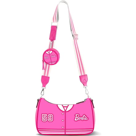 Karactermania - Barbie - Varsity - Fancy 2.0 Crossbody Tas - Schoudertas - Roze