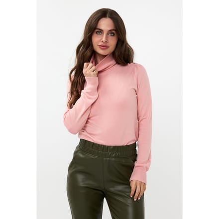 EsQualo Sweater Fancy Detail Shldr Basic Knit Blush Taglia: S | Maglioni a maglia Outlet | Donna