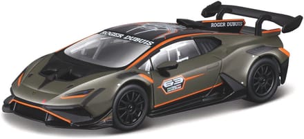 Bburago Lamborghini Huracan - Modelauto - Schaal 1:43 - Mat Groen/Oranje