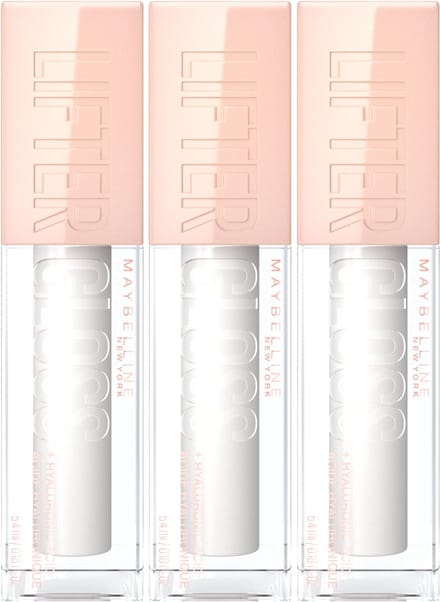 Maybelline New York - Lifter Gloss Lipgloss - 1 Pearl - Transparant - Glanzende Lipgloss - 5,4ml 3x