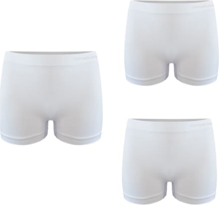 Gianvaglia - Damesboxers - naadloos - Wit -Hoog model - Maat M/L - 3 -Pack!