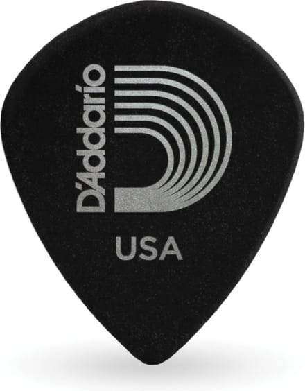 D'Addario 3DBK2-10 black ice plectra 10-pack light