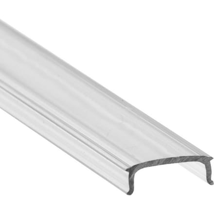 The Light Group SLC profielafdekking A1/A2/A3/A4/A5, 2 m, transparant, vlak